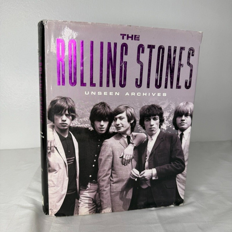 The Rolling Stones Unseen Archives 2002 Parragon HC Rare Photo Book