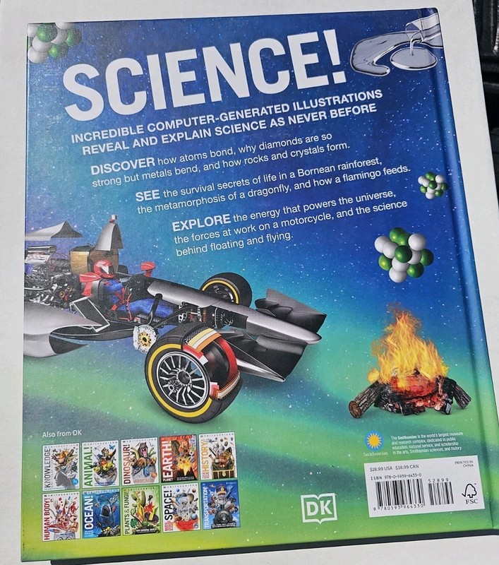 Science!, 2nd Edition By DK Knowledge Encyclopedias Smithsonian Hardcover NEW gallery