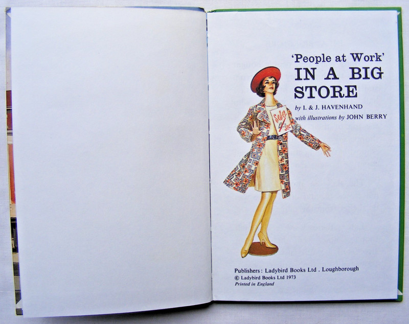 Vintage Ladybird Book – In a Big Store – 606B – 1st Ed - Very Good +FREE COVER+ gallery
