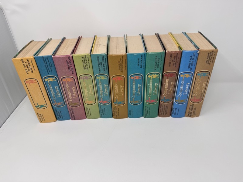Set of (11) Companion Library 2 in 1 Books Classic Stories 22 Titles 1963-1965 gallery