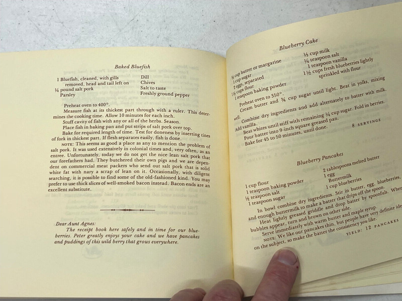 Treasured Recipes From Early New England Kitchens, 1975, 143 Pages gallery