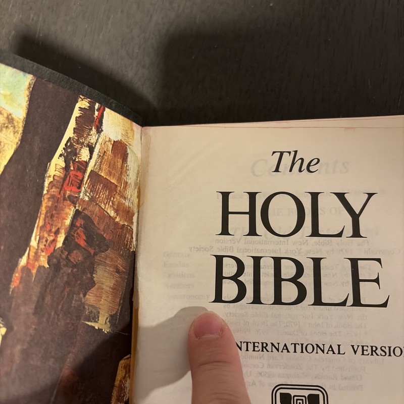 Zondervan 1982 Black New International Version Holy Bible Soft Cover 6x8 in gallery