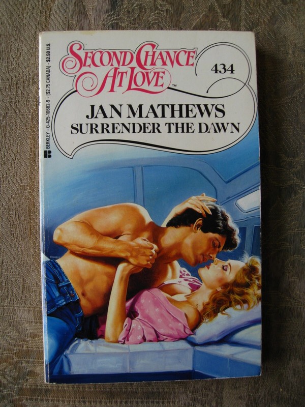 Jan Mathews – Surrender the Dawn (Second Chance at Love #434) – 1988 – paperback