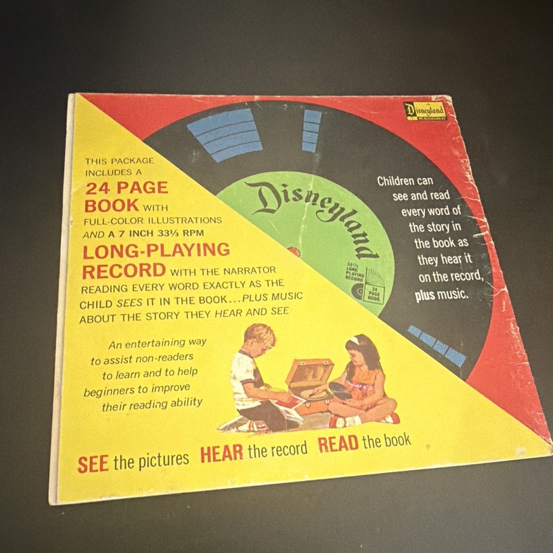 Disneyland Records Disney Jungle Book 33 1/3 RPM Record & 24-Page Book Set 1967 gallery