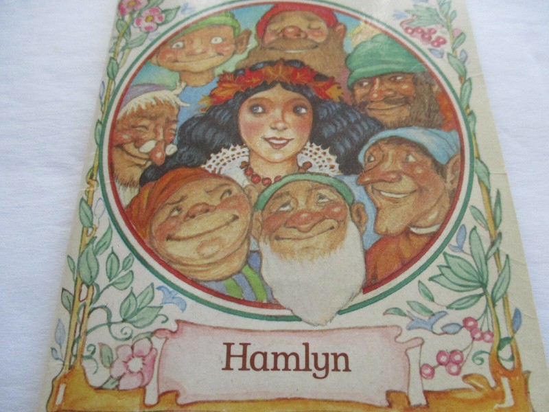 SNOW WHITE & THE SEVEN DWARFTS HAMLYN FAIRY TALES 6 x 4 INCHES MADE IN ITALY