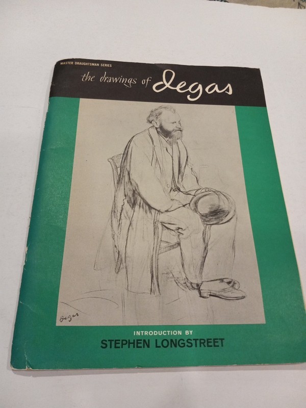 THE DRAWINGS OF DEGAS- Master Draughtsman Series 1964 1st Edition