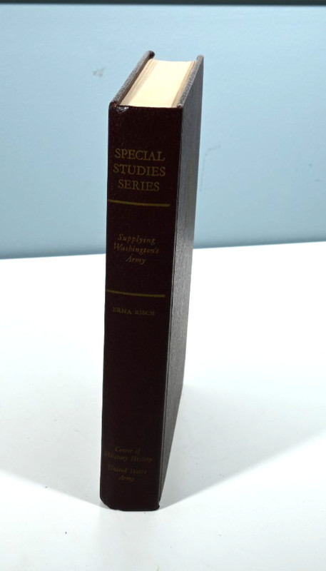 Vtg. First Printing Special Studies Series Supplying Washington’s Army, HC 1981