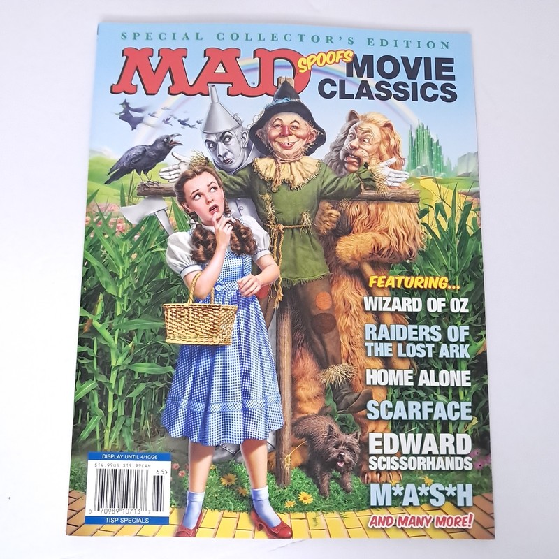 MAD SPOOFS MOVIE CLASSICS MAGAZINE 2026 WIZARD OF OZ