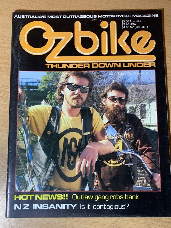 Ozbike Magazine #41 September October 1987 Thunder Down Under Motorbike Oz Bike