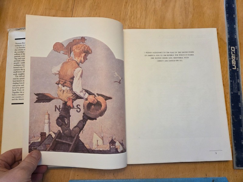 Norman Rockwell's Patriotic Times by George Mendoza (1985, Hardcover) gallery