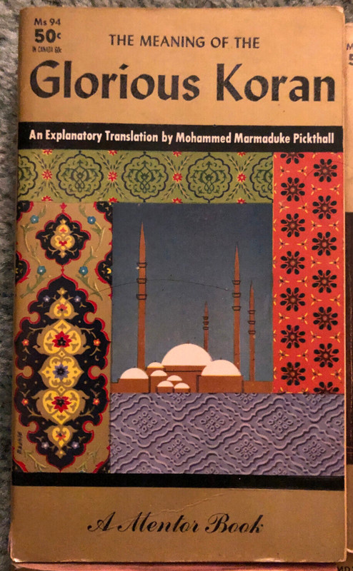 Books on Religion, lot of 6 Mentor Books, Dead Sea Scrolls, Mohamedanism gallery