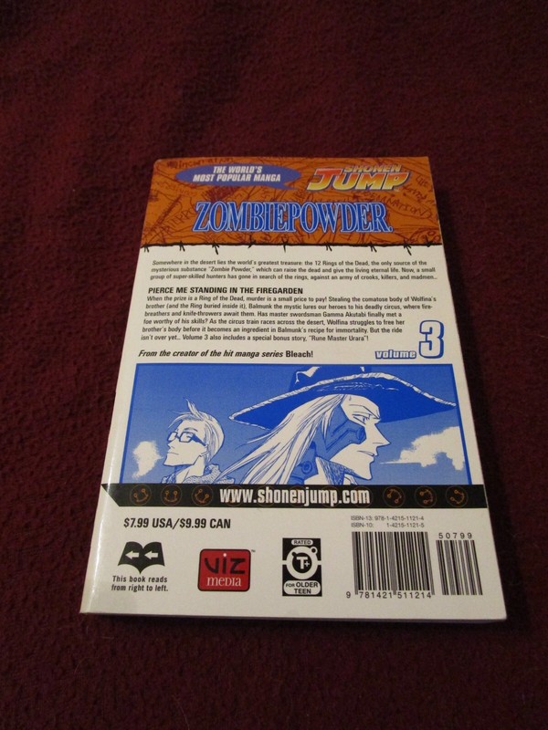 Zombiepowder volume 3 by Tite Kubo (2007) manga English action fantasy Bleach gallery