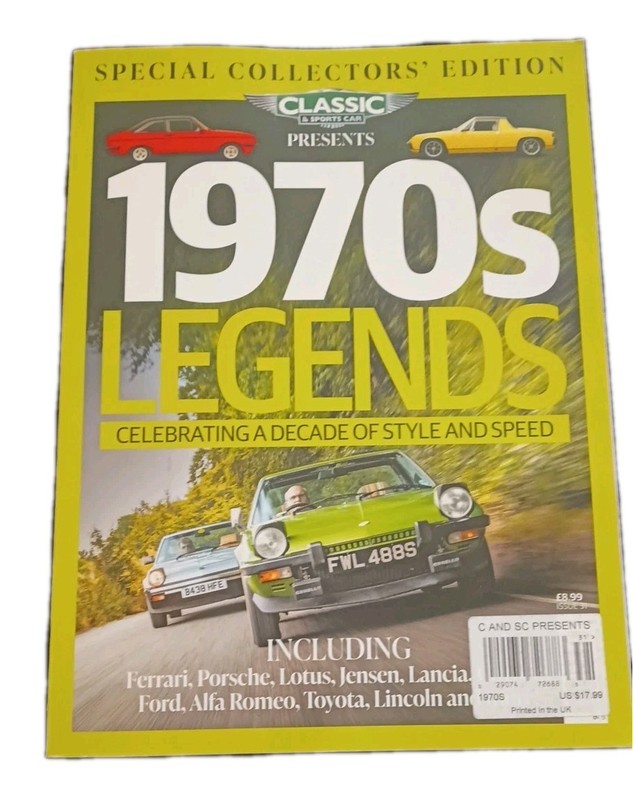 Classic & Sports Car magazine Presents 1970s Legends 2025 Collectors’ Edition