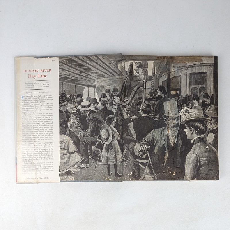 Hudson River Day Line by Ringwald HC DJ 1965 Howell North American Steamboats gallery