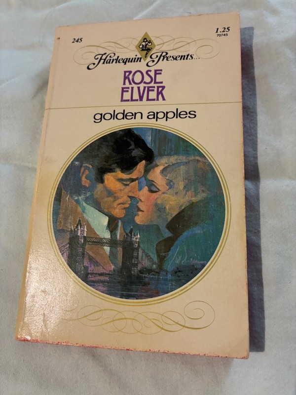 Golden Apples by Rose Elver, Harlequin Presents Romance 1978 paperback