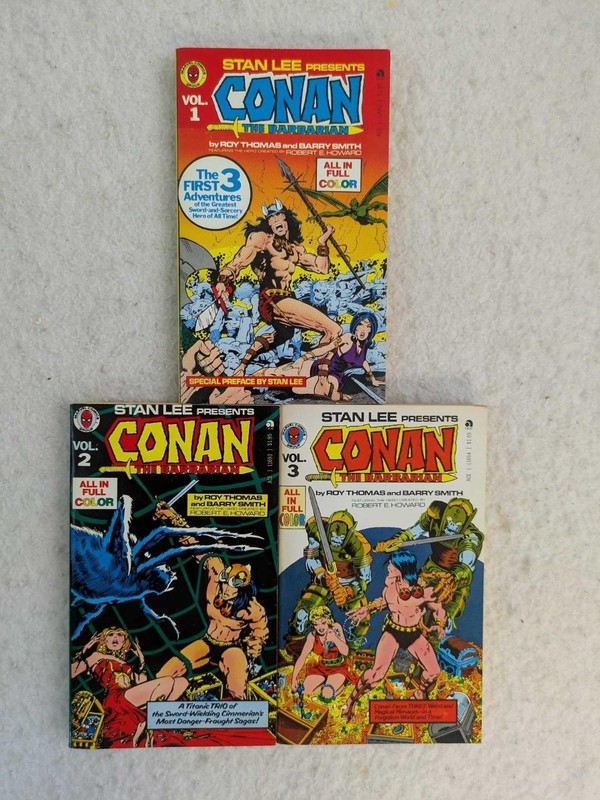Roy Thomas & Barry Smith STAN LEE PRESENTS CONAN THE BARBARIAN Books 1-3 1sts
