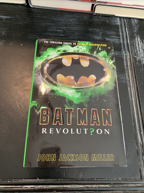 Batman: Revolution by John Jackson Miller 2025 Hardcover Signed 1st/1st Printing