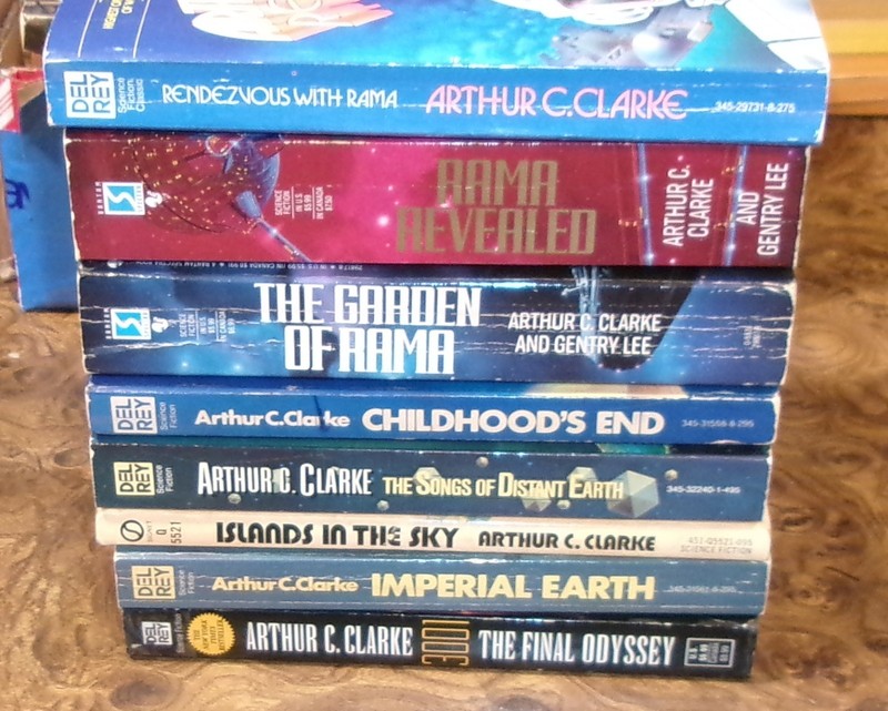 Lot of 8 Arthur C. Clarke Books Rama, Childhood's End+ gallery