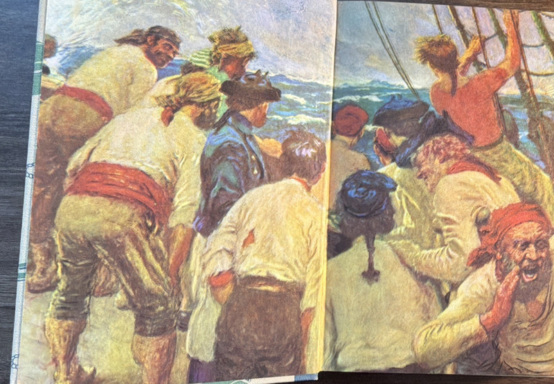 Treasure Island — Stevenson — Illus. Norman Price HC (1947) Grosset Dunlap gallery