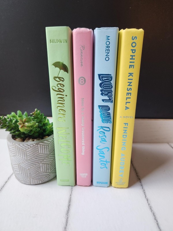 4 Book Set Pastel Color Hardback: Artistic Display Collection gallery
