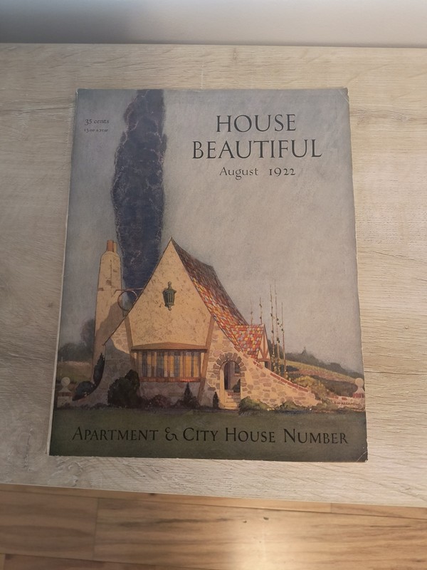 House Beautiful magazine August 1922