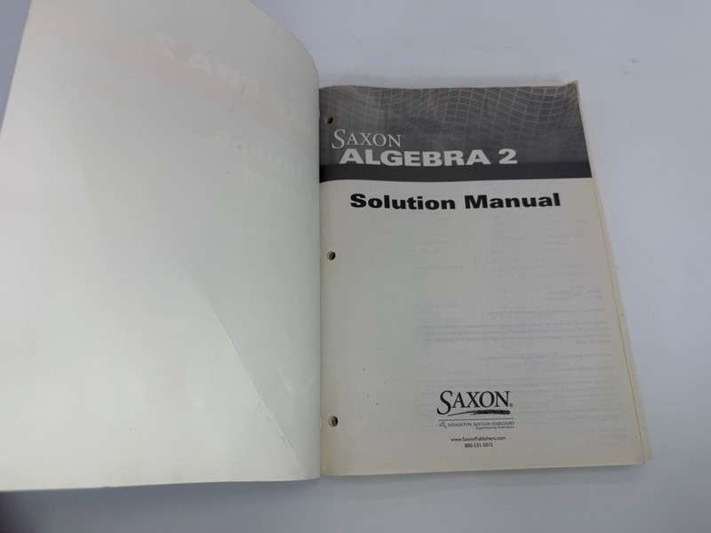 Saxon Algebra 2: Solution Manual - Paperback, by Saxon Publishers - Good gallery