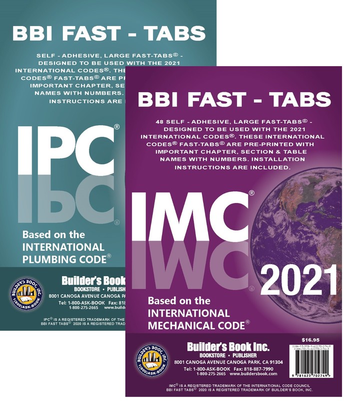 2021 IPC & IMC Fast Tab COMBO – TABS ONLY