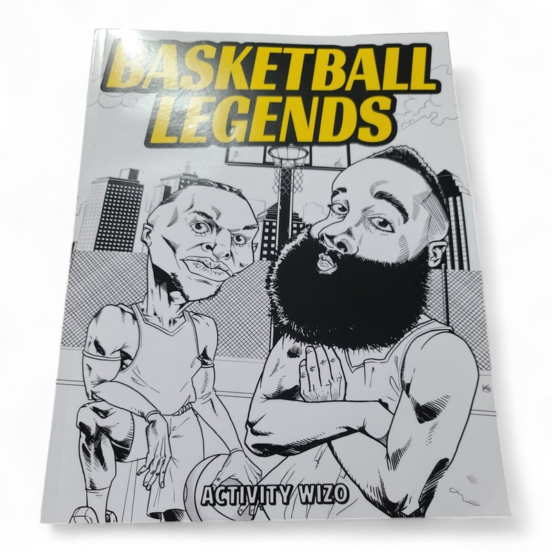 Basketball Legends Activity Wizo – Coloring Book – New