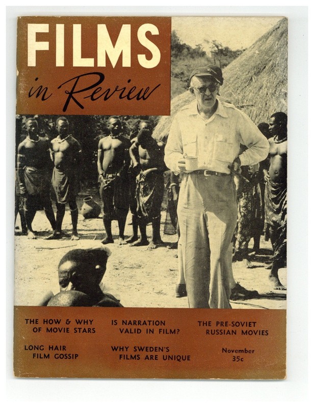 Films in Review Vol. 4 #9 VG 1953 Low Grade