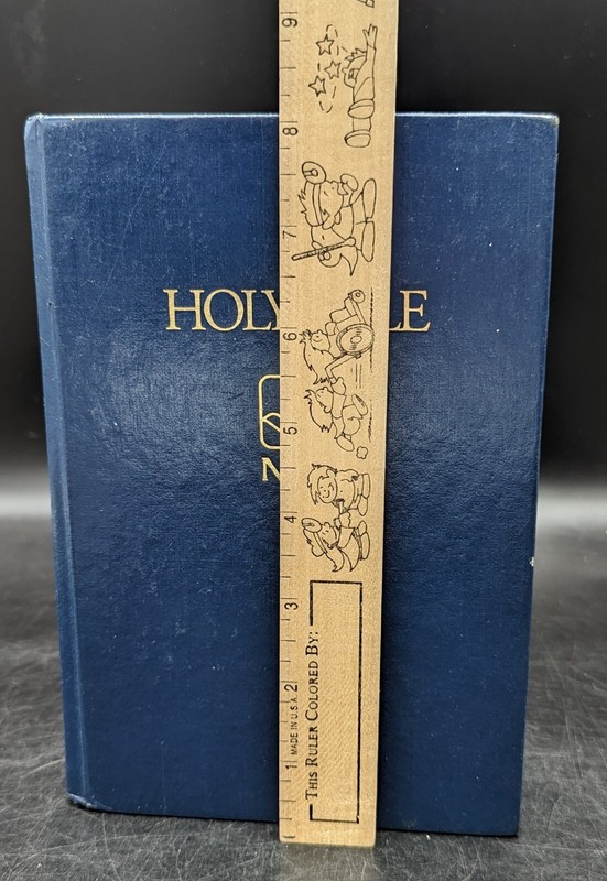 Holy Bible NRSV New Revised Standard Version-1989 Thomas Nelson Blue Cover gallery