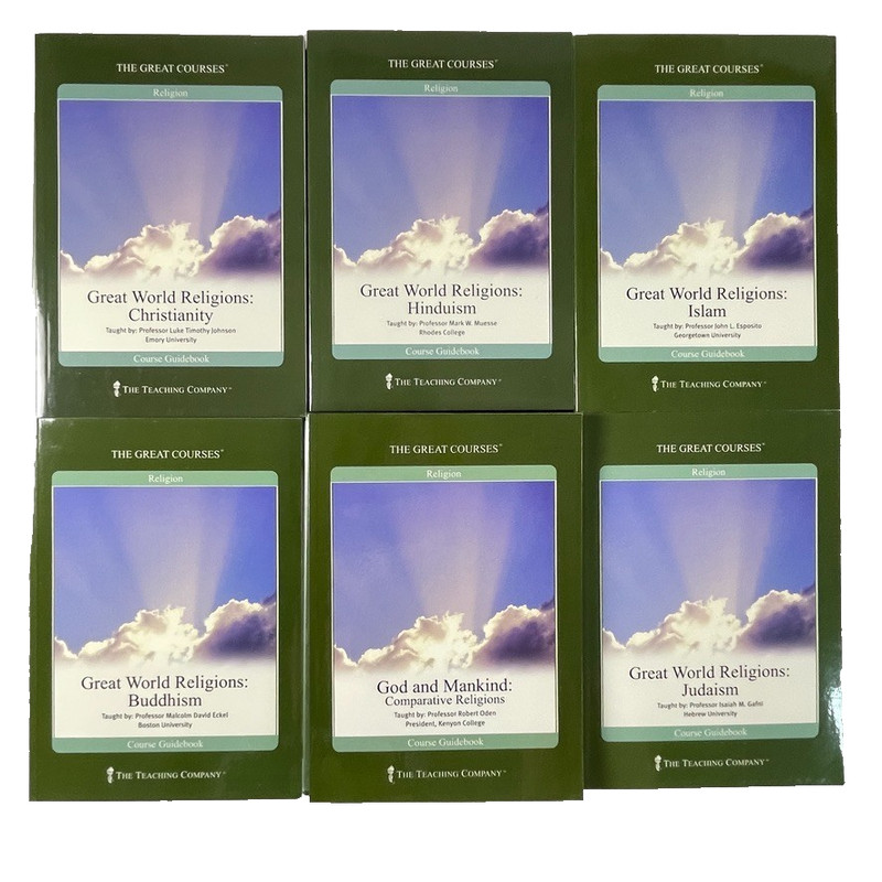 The Great Courses Religion Lot (6) by Various – Religion CD 2003 – Guidebooks