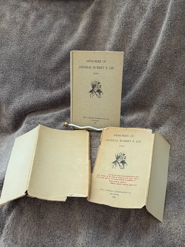 Memories of General Robert E. Lee - 1926 w/DJ gallery
