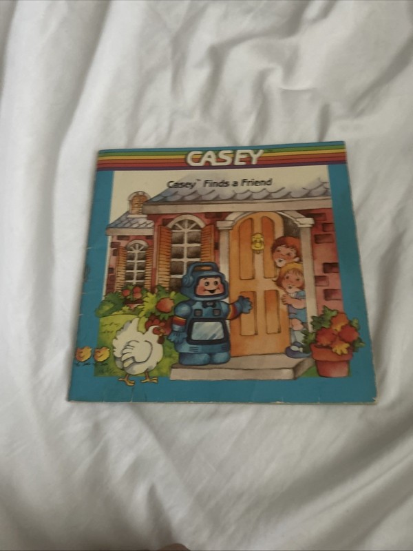 Casey Finds a Friend Book Only 1985 Hasbro Bradley Playskool