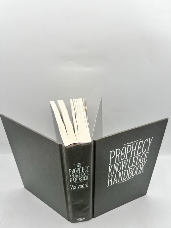 The Prophecy Knowledge Handbook John Walvoord 1990 Victor Books HC 5th Printing gallery
