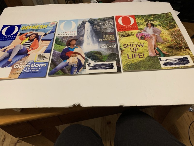“O” Oprah Magazine Lot Of 3 Issues 2017’ -2018’