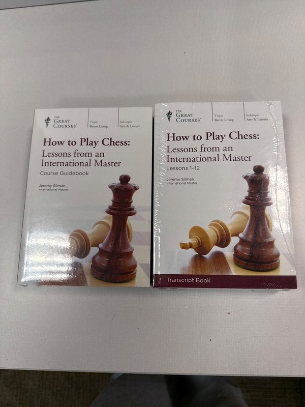 Great Courses – How to Play Chess 4 DVD Set + Book New Sealed