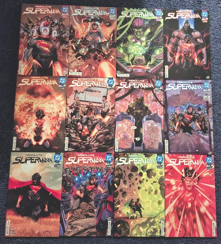 ABSOLUTE SUPERMAN #1 2 3 4 5 6 7 8 9 10 11 12 Full Set DC COMICS 2024 1st Print