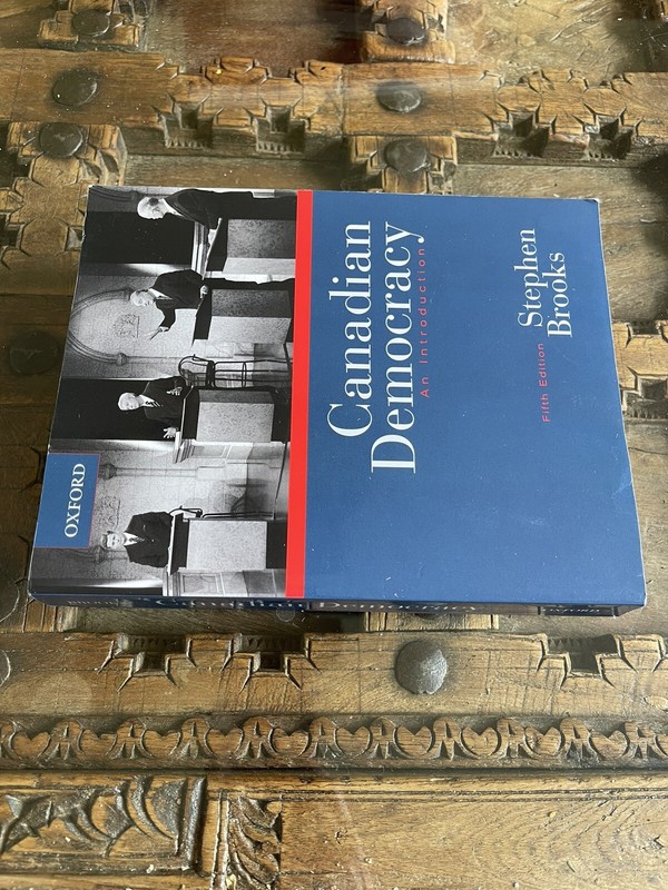 Canadian Democracy An Introduction Stephen Brooks fifth edition NEW gallery