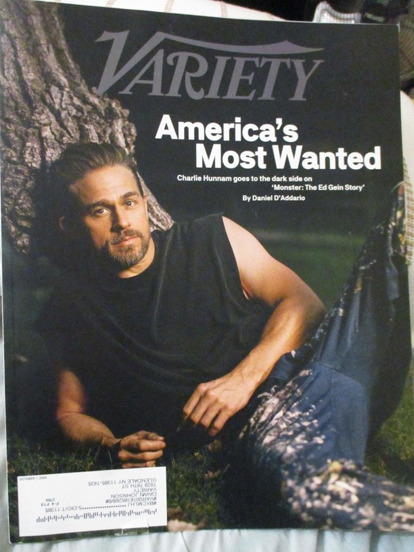 VARIETY 10/1/25 CHARLIE HUNNAM KEANU REEVES ETHAN SLATER