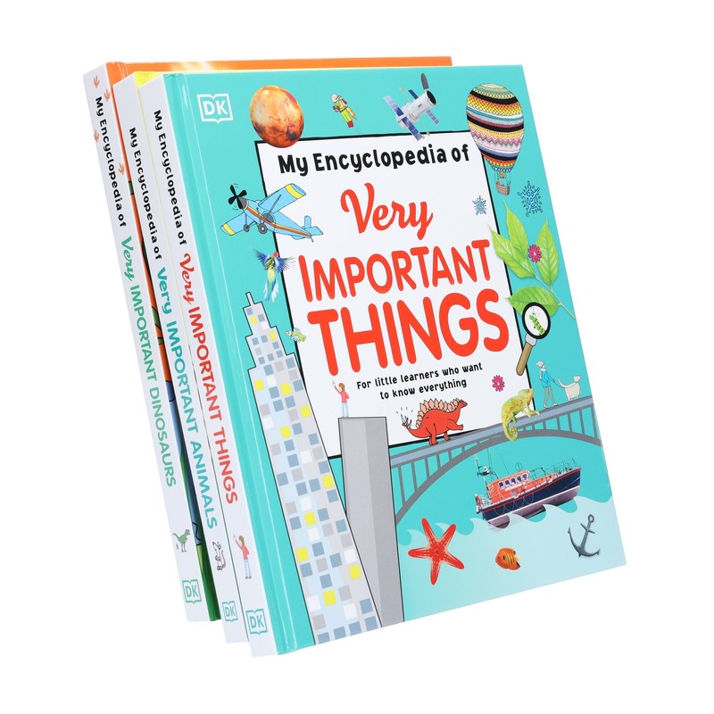 My Very Important Encyclopedias Series 3 Hardback Books Set – Ages 5-9 – By DK