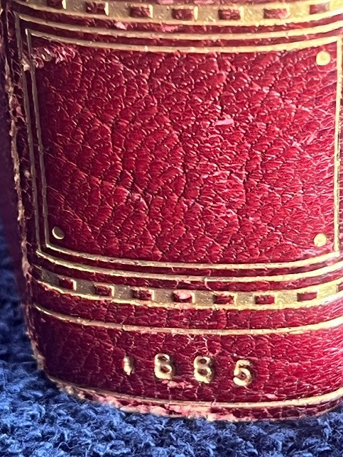 1885 FIRST AMERICAN EDITION, MARK TWAIN, HUCKLEBERRY FINN Three-Quarter MOROCCAN gallery