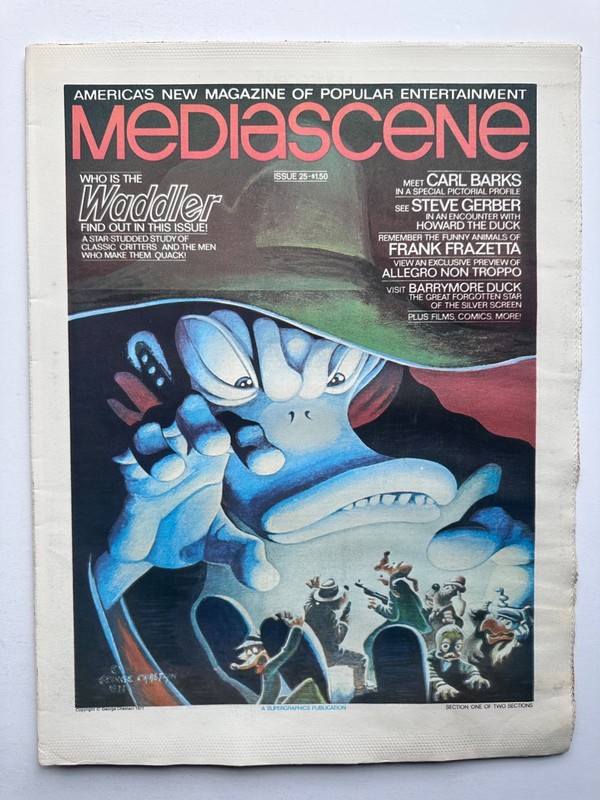 Mediascene #25 May June 1977 Supergraphics Magazine Publication