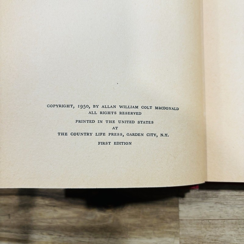 William Colt MacDONALD The Killer Brand 1st Edition 1950 Hardcover HC/DJ gallery
