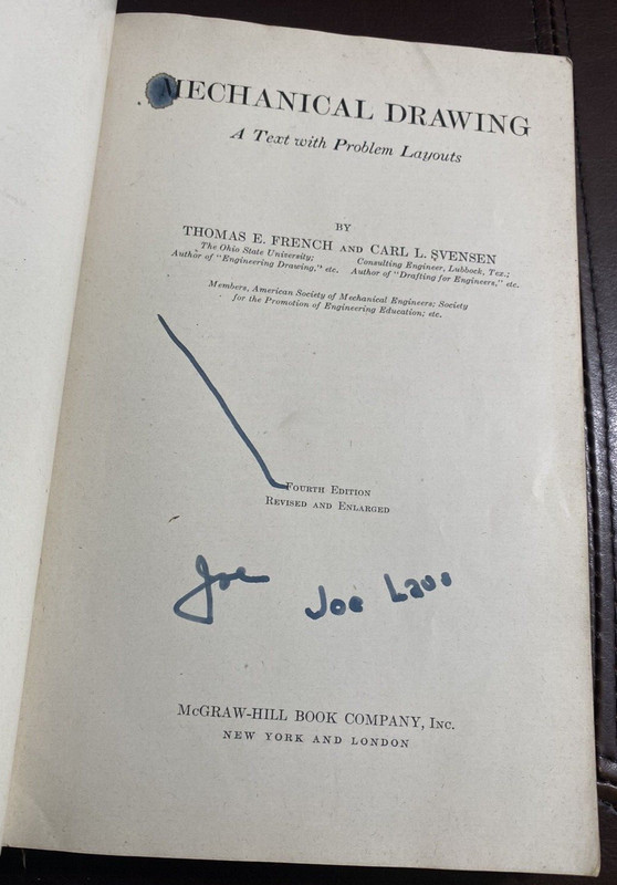 Mechanical Drawing, A Text with Problem Layouts By French and Svensen gallery