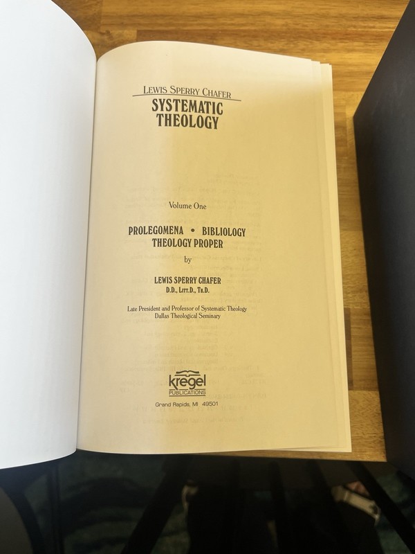 Systematic Theology by Lewis Sperry Chafer 1993 Complete 4 Vol Set Vols 1-8 gallery