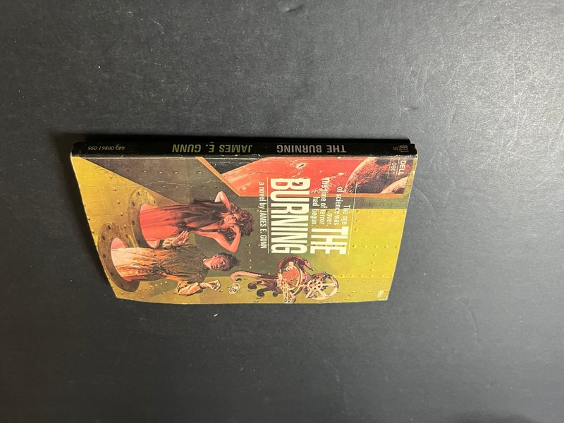 1972 The Burning 0861 by James E. Gunn Mass Market Paperback Dell First Printing gallery