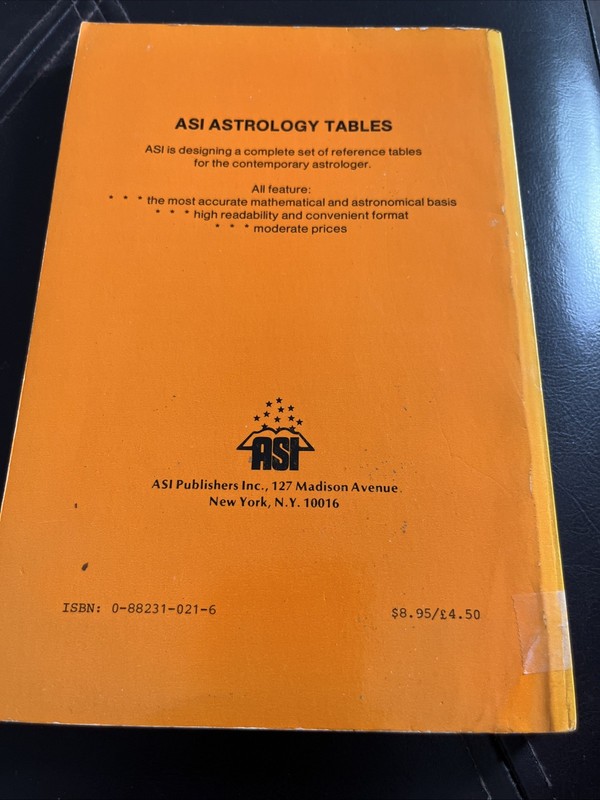 Birthplace Tables of Houses for Northern Latitudes 0°-66° by Dr. Walter A. Koch gallery