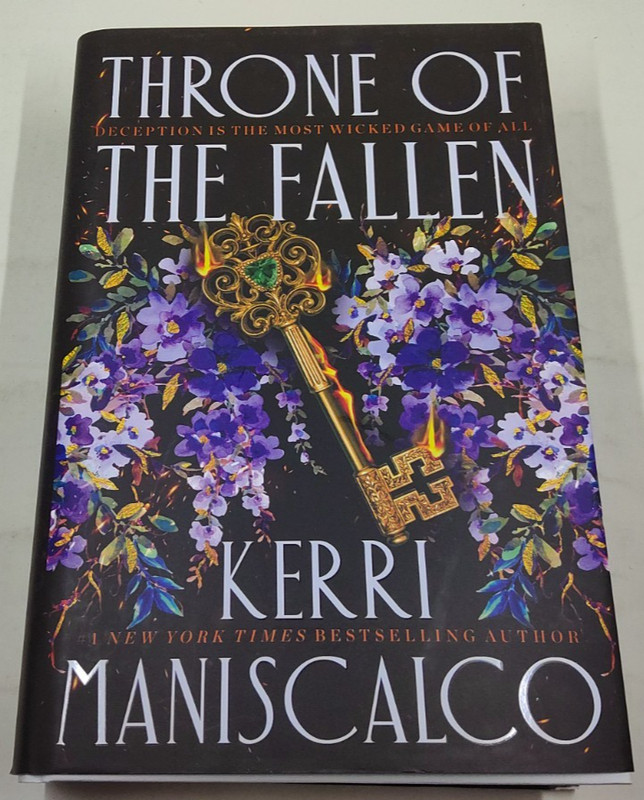 Throne of the Fallen by Kerri Maniscalco 1st Print Waterstones Exclusive 2023 HC