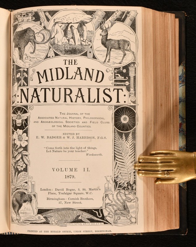 1877-9 5vol in 1 The Midland Naturalist; Annual Report And List Of Members Ve... gallery