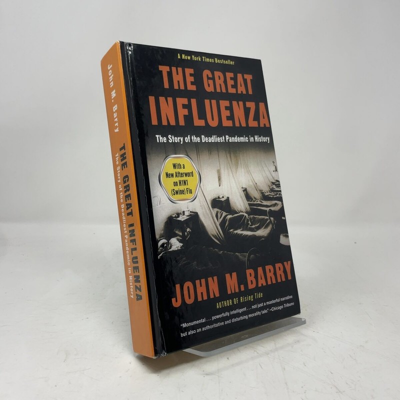 The Great Influenza by John M. Barry HC First Thus Like New 2018